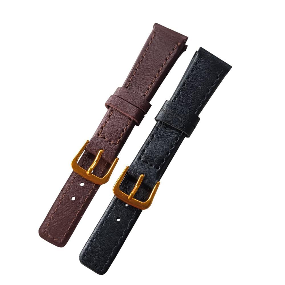 EXCLUSIVE Strap tali jam tangan kulit buckle gold