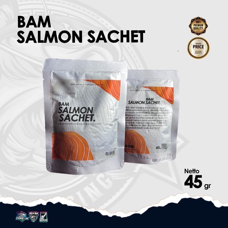 Bam Salmon Sachet Adun Mancing 45Gr Cocok Untuk Tambahan Umpan Pancing