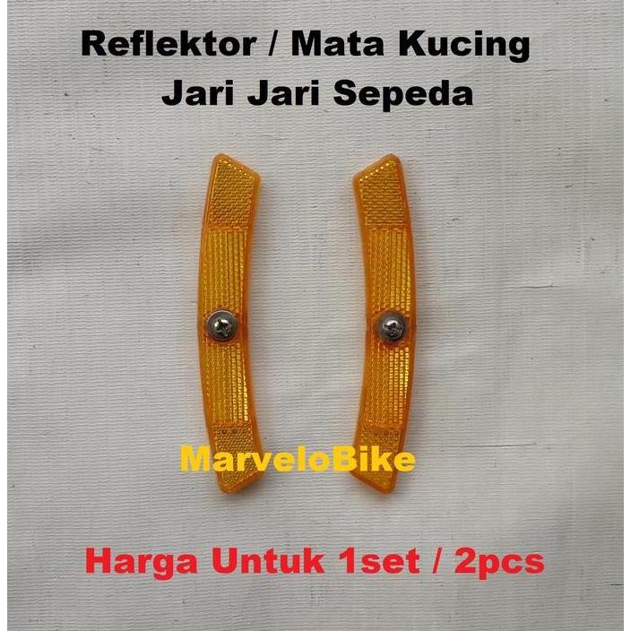 Ready Reflektor Jari Jari Sepeda Mata Kucing Jari Jari Roda Sepeda