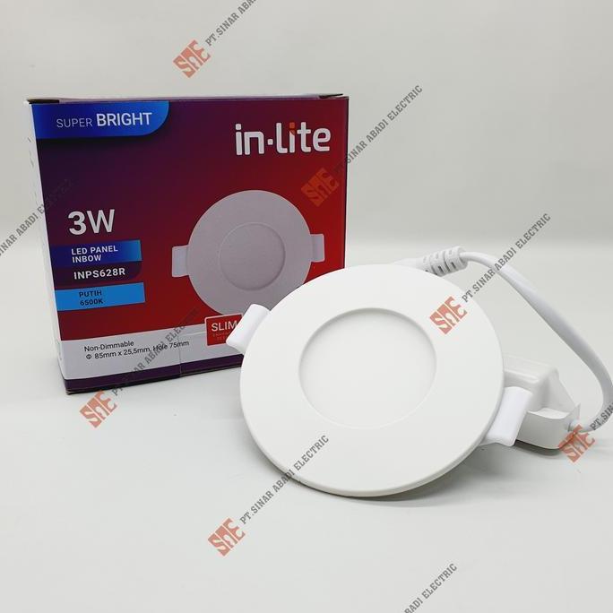 Lampu Downlight Led Inlite 3 Watt Inbow 3000K/4000K/6500K INPS628R