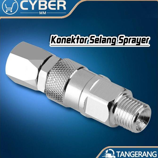 SYLVETI Konektor Selang Jet Cleaner / Konektor Selang Airless Sprayer Nozzle