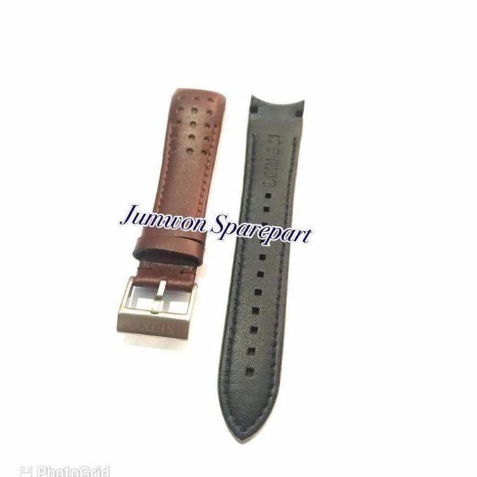 STRAP TALI SEIKO BARCELONA BARCA SPORTURA LEATHER SEIKO KULIT PREMIUM