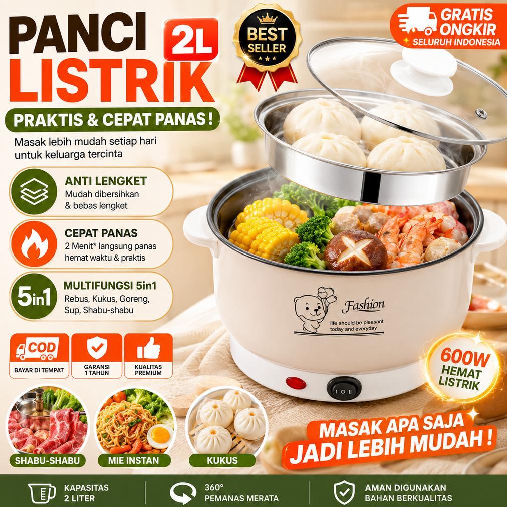 BEST DEALS Ekstra Besar Multifungsi Non-Stick Electric Rice Cooker Memasak Steamboat Pot Periuk Nasi