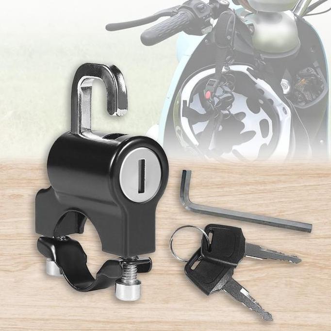 COLOCAS Gembok Helm Anti Maling / Kunci Helm Motor Anti Kunci / Gembok Helm Tas Stang Motor