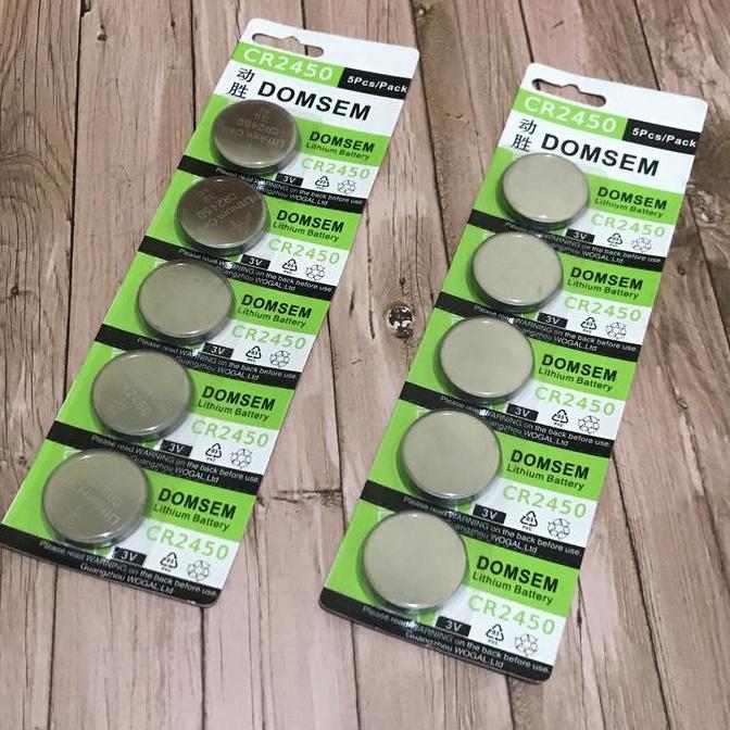 Baterai Domsem CR2450 3V Lithium Battery Domsem CR2450 Domsem 2450 3V murah