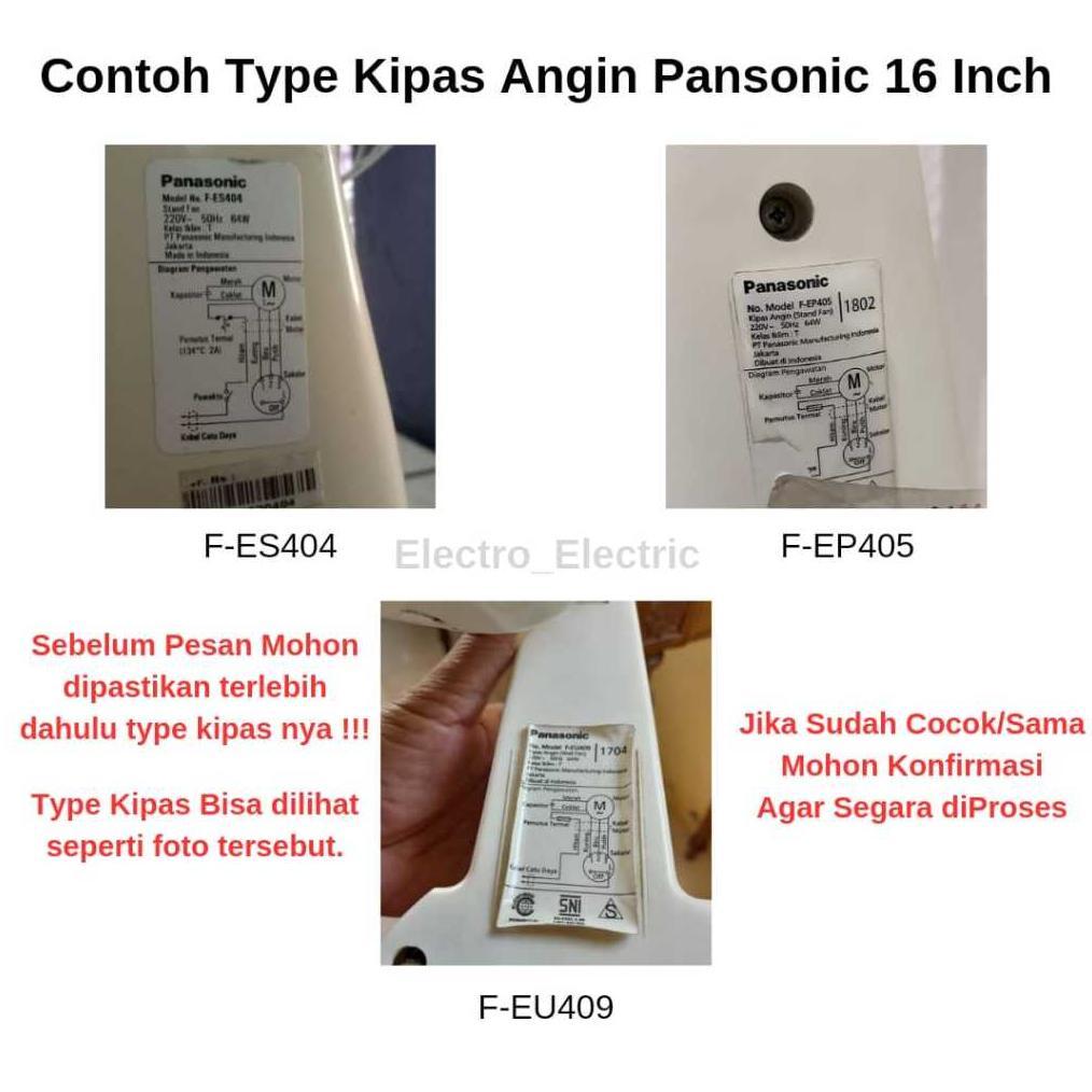 HOT PRODUCT Baling - baling kipas angin panasonic 16 inch original - Baling Baling Kipas Berdiri Din