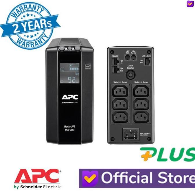 UPS APC Back UPS Pro BR 900VA, 6 Outlets, AVR, LCD Interface BR900MI