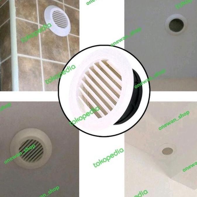 Penutup Ventilasi Udara Bulat 6 In Dinding / Plafon Restock