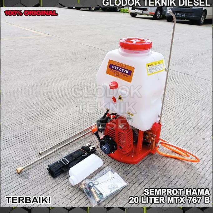 Mesin Sprayer Semprot Hama Gendong 20 Liter Mtx-767B Knapsack Portable Sprayer 20 L Mtx 767 B Origin