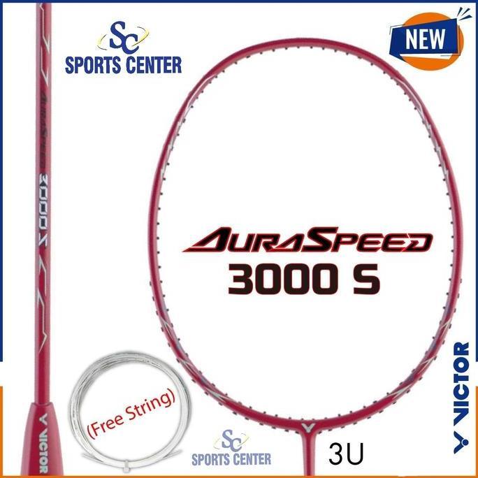 Promo New  Raket Badminton Victor Auraspeed 3000 / Ars3000 / Ars 3000 S