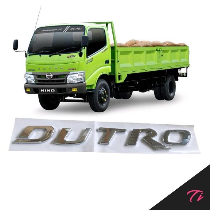 indiwart Emblem dutro hino 300 timbul chrome / emblem hino 300 dutro / dutro Diskon