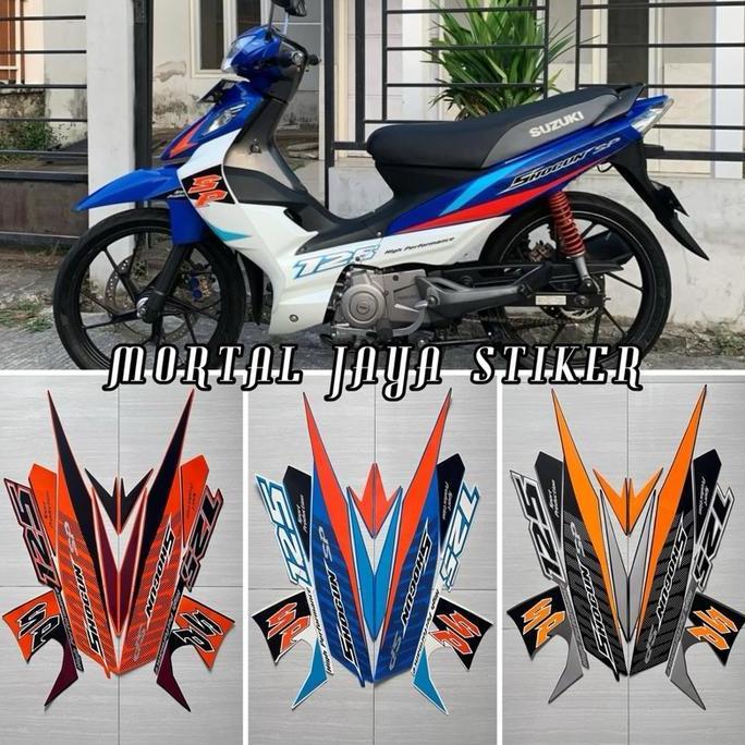 STIKER STRIPING LIS LES BODY MOTOR SHOGUN SP 125 2008 2009 Motorcycle