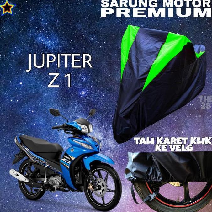 Sarung Motor JUPITER Z1 HItam HIJAU Body Cover Jupiter Z1 PREMIUM