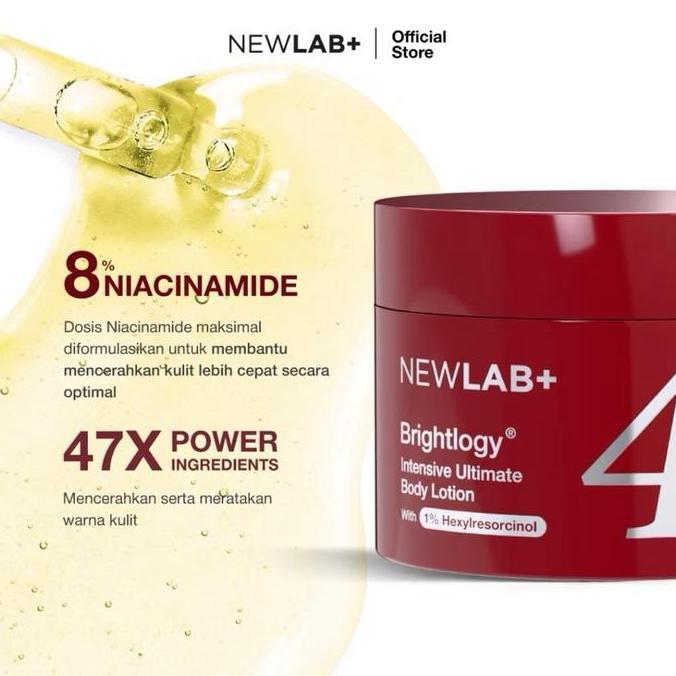 Newlab Brightlogy Intensive Power Brightening Body Lotion Lotion pencerah handbody body care untuk m