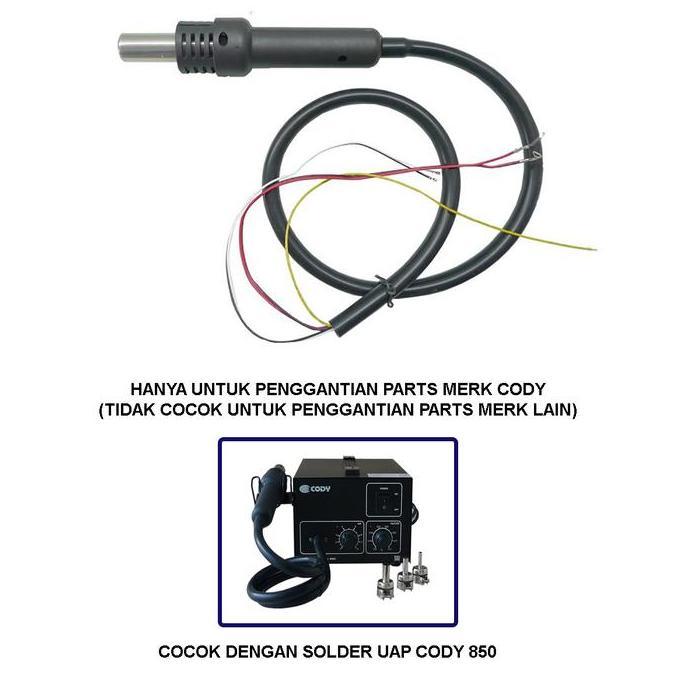 Head Solder Blower Uap Gagang Solder Uap CODY 850
