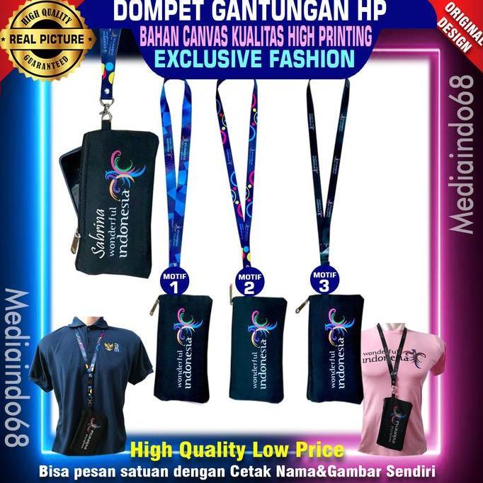 Gantungan HP-Dompet Kartu Hanging-Phone Wallet Kalung Leher