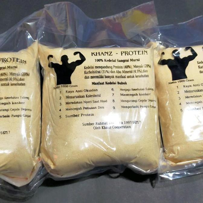 Khanz Protein Whey Protein Serbuk Susu Kedelai Protein Energi