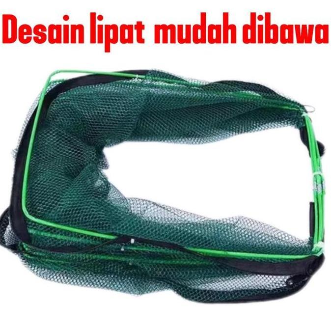COD Perangkap Ikan Jebakan Udang Lobster Lele Jaring Nilon Bubu Jaring 6, 8, 10, 12, 16 dan 20 Luban