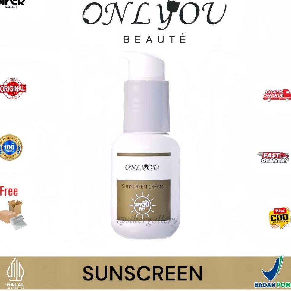 Onlyou Sunscreen Cream Spf50+ Pa+ Tabir Surya Skincare Sanblock