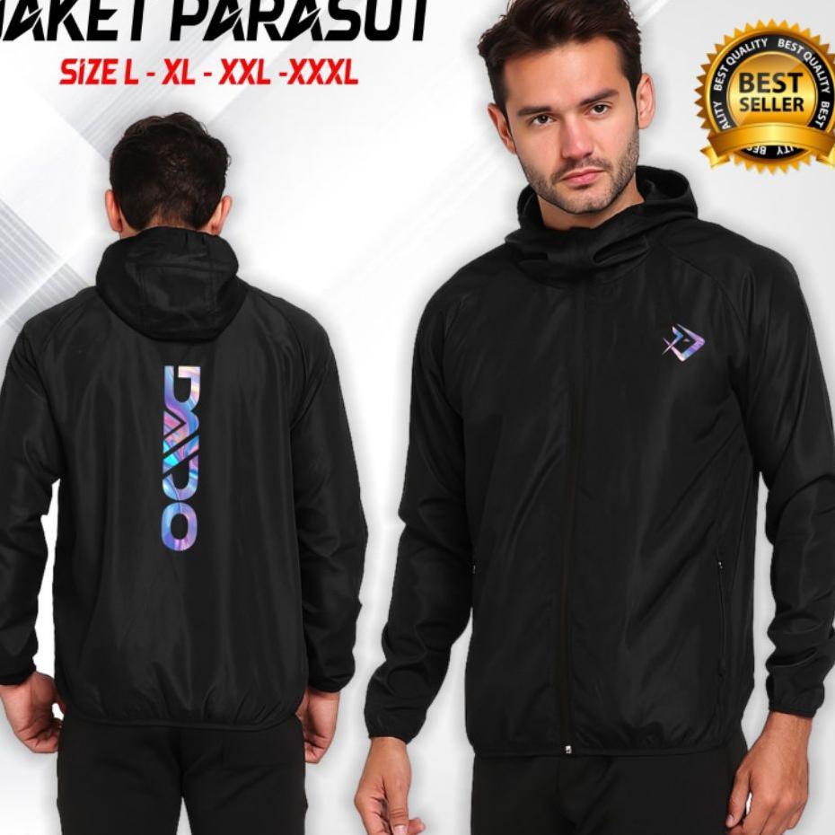 Jaket Parasit Despo / Jaket Joging / Jaket Olahraga Lari / Jaket Parasit Pria Wanita / Jaket Mancing