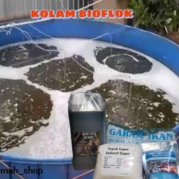 Bahan Pembuatan Kolam Bioflok /Aplikasi Kolam Bioflok/ Bioflok/ Bahan Kolam Bioflok Pemula