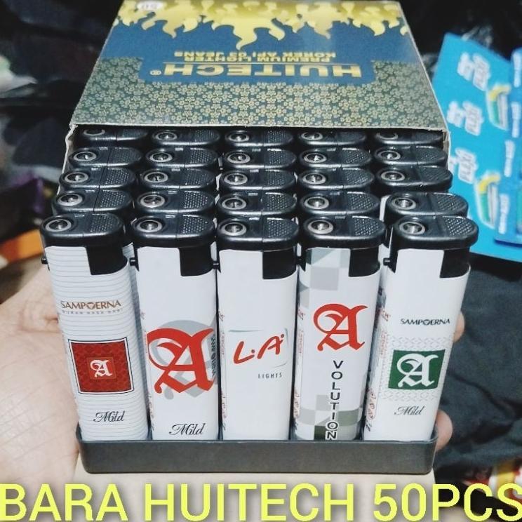 Korek Api Bara 50 Pcs Anti Angin Isi Ulang