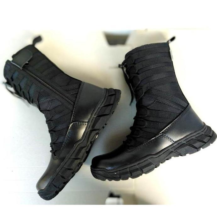 SEPATU PDL TNI safety ujung besi brand CAANGGO MILITARY