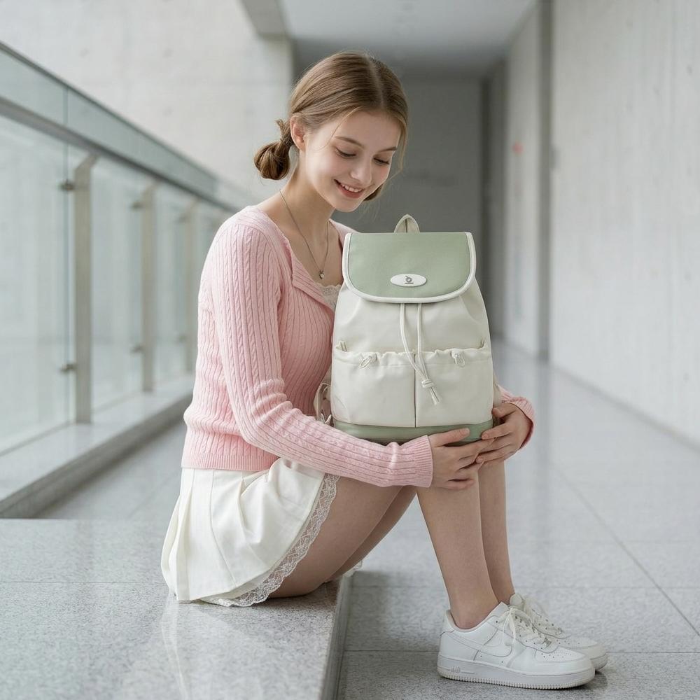BIG SALE BUZZBAG - Tas ransel sekolah korea tas aesthetic korean style sekolah tas sekolah tas lapto