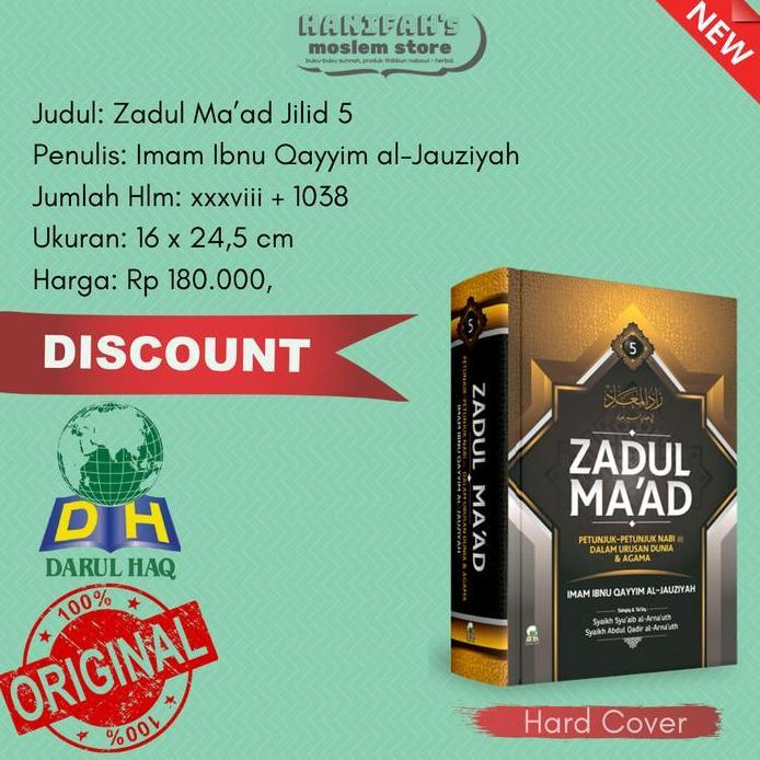 Zadul Maad / Zadul Ma Ad / Zadul Ma'ad Darul Haq Jilid 5 Original