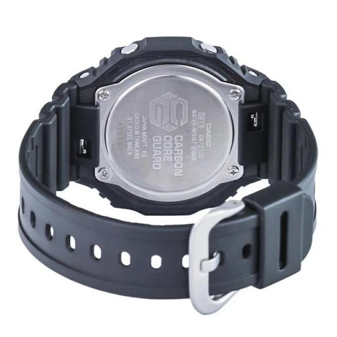 Ready CASIO GSHOCK GA2100-1A1 /G-SHOCK GA-2100-1A1 FULL BLACK ORIGINAL