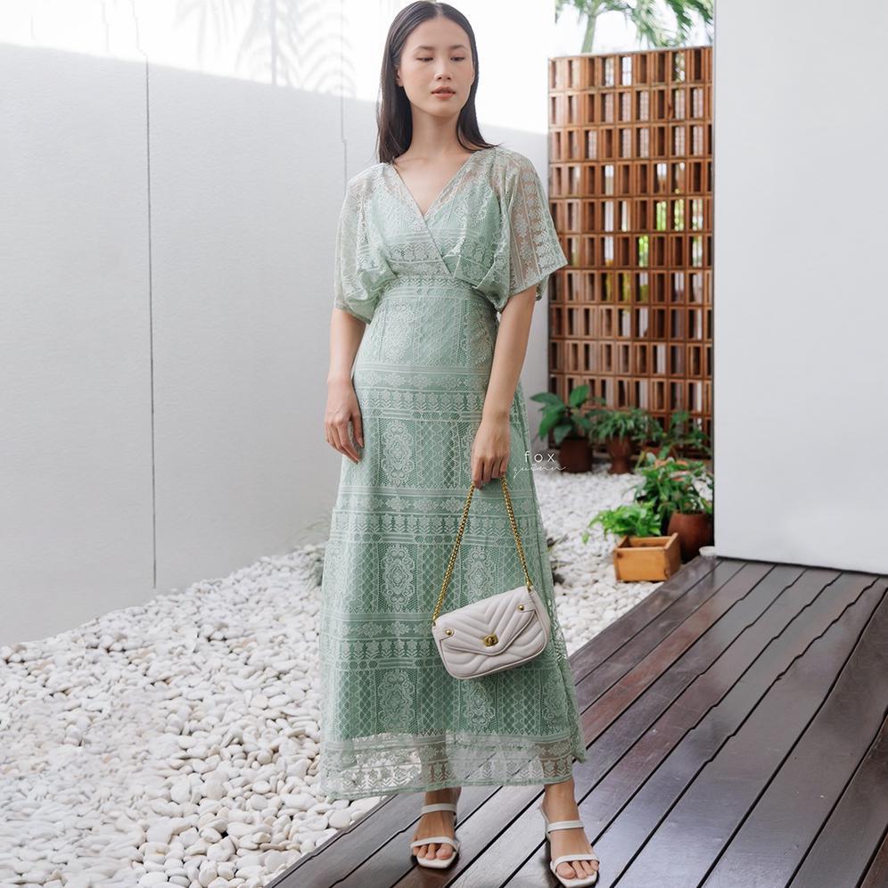 Foxquinn SAFIA DRESS / Dress Wanita / Kaftan Dress