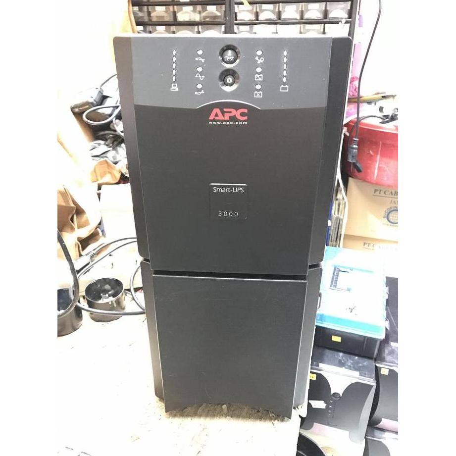 Ups APC 3000VA + Ext Battery Backup For Server Pulsa Mesin Cetak dll