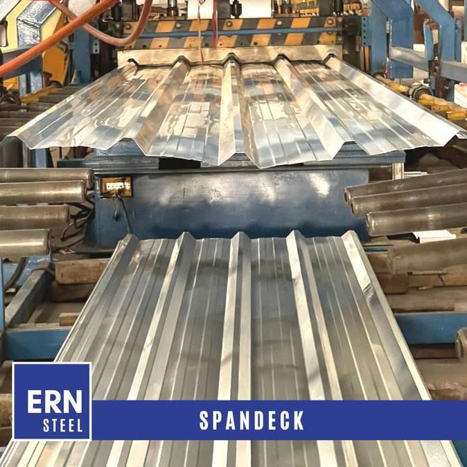 Atap Spandek 0,40 Mm Real / Spandeck Galvalum / Atap Spandek Metal