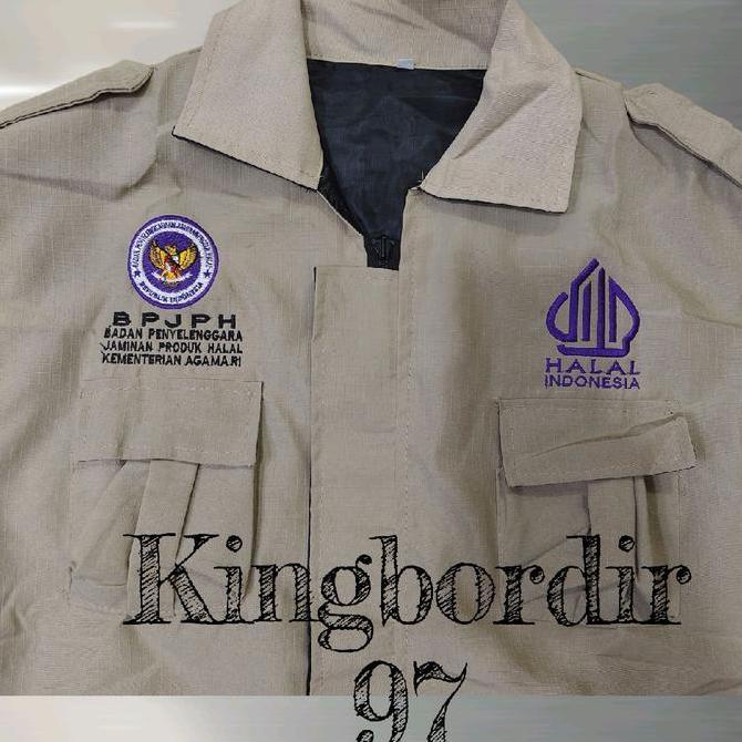 Rompi produk halal/Rompi bpjph/Rompi pendamping produk halal terbaru KS