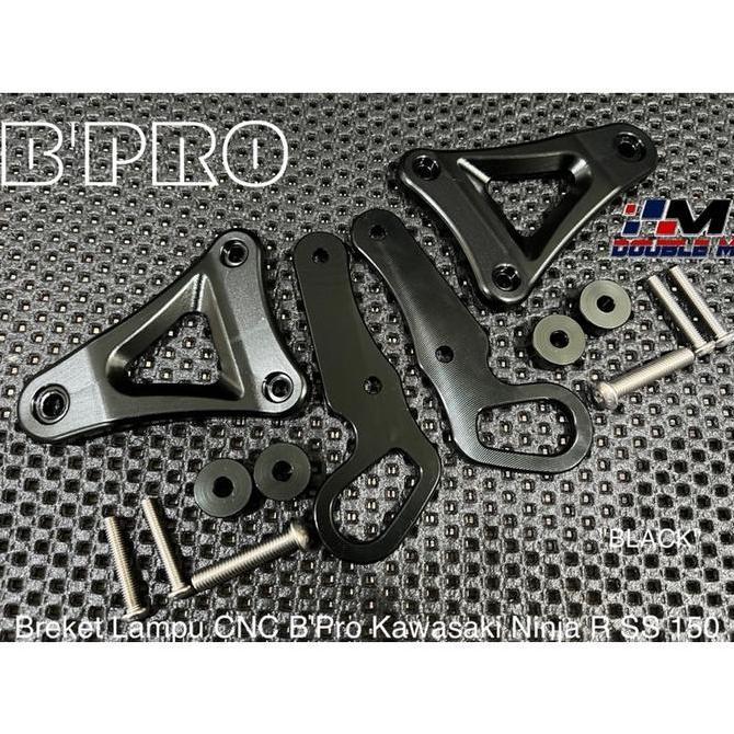 Kupingan Breket Bracket Lampu Bulat BPro Kawasaki Ninja R SS 150