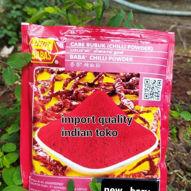 Babas Chilli Powder Bubuk Cabe 250 Gram