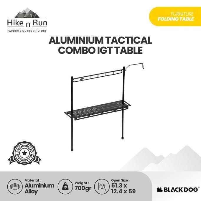 Blackdog Aluminium Tactical Combo Igt Table Cbd2550Jj015 Rak Igt Outdoor Baru