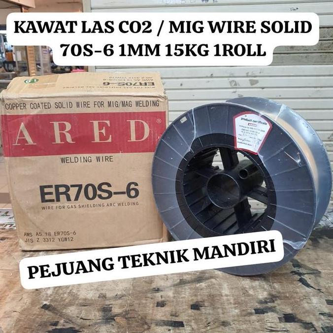 krisfiyantozz KAWAT LAS CO2 1MM / SOLID MIG WIRE 1MM / WIRE CO 1 MM AWS 70S-6 Diskon