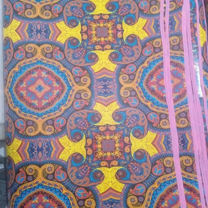 Karpet Spon Lantai Karakter 120 x 200 Bahan EVA Matic Empuk Anti Licin Kulit Jeruk Batik Dekorasi Ti