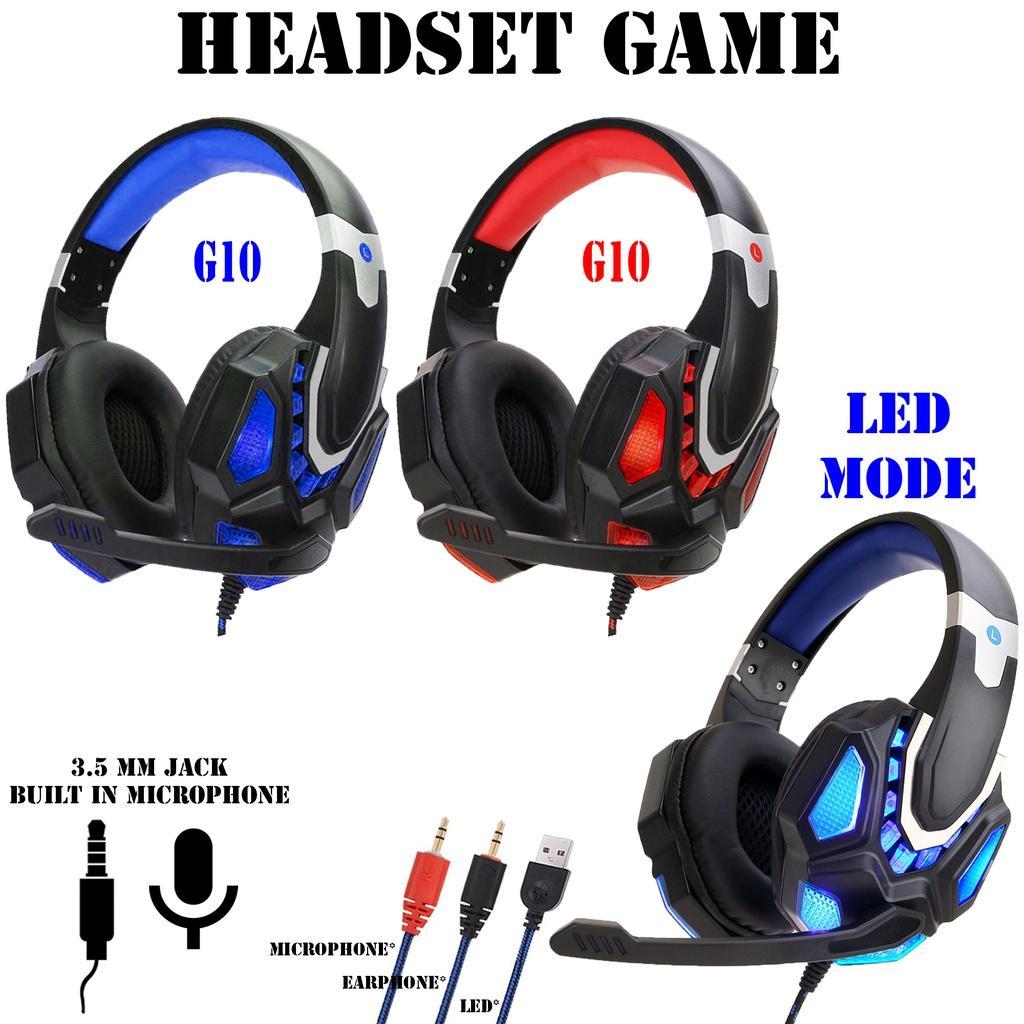Headset Gaming Rx01 X4 Sy830Mv Sy850 G10 Led Headset Game Earphone Headphone Gaming Over Ear