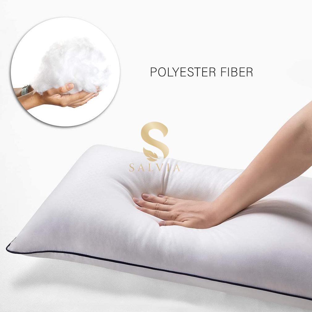 Promo Terbaru Bantal Dan Guling 1 Set Premium Tidur Hotel 100% Isi Silikon Paket Pillow Dan Bolster 