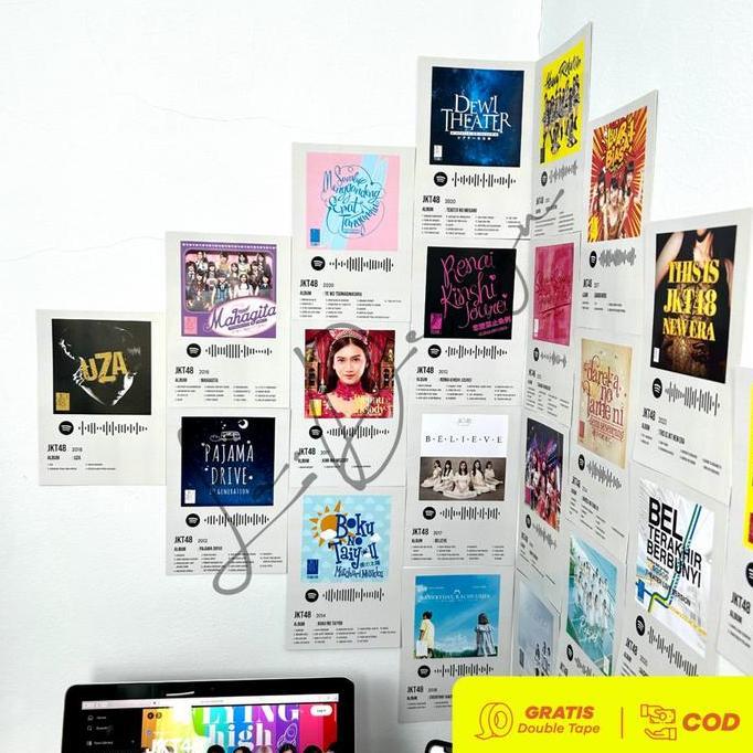 Poster Album Musik JKT48 Spotify - Album Lagu JKT48 A5 [ISI 20 LEMBAR] Kertas