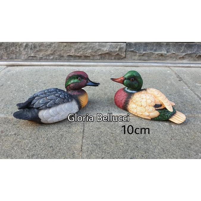 PATUNG PAJANGAN BEBEK MANDARIN MINIATUR BEBEK MANDARIN