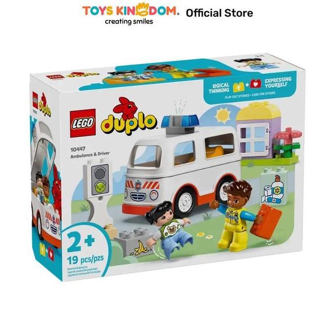 Toys Kingdom LEGO Duplo Ambulance & Driver Set 19 pcs 10447 - Mix