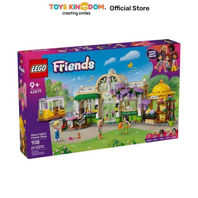 Toys Kingdom LEGO Friends Plant Cafe & Flower Shop Set 1138 pcs 42671 - Mix Kids Toy Toys Block Bric