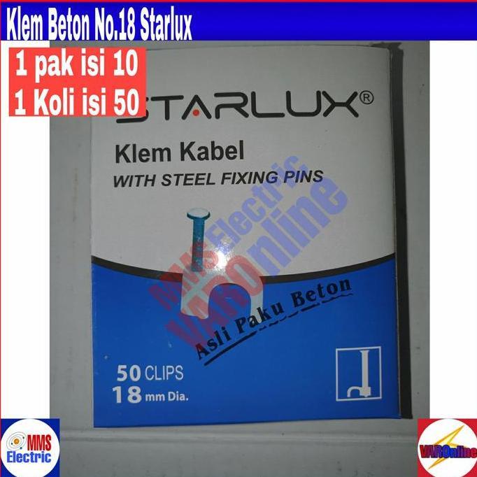 Klem Kabel Beton No.18 merk Starlux