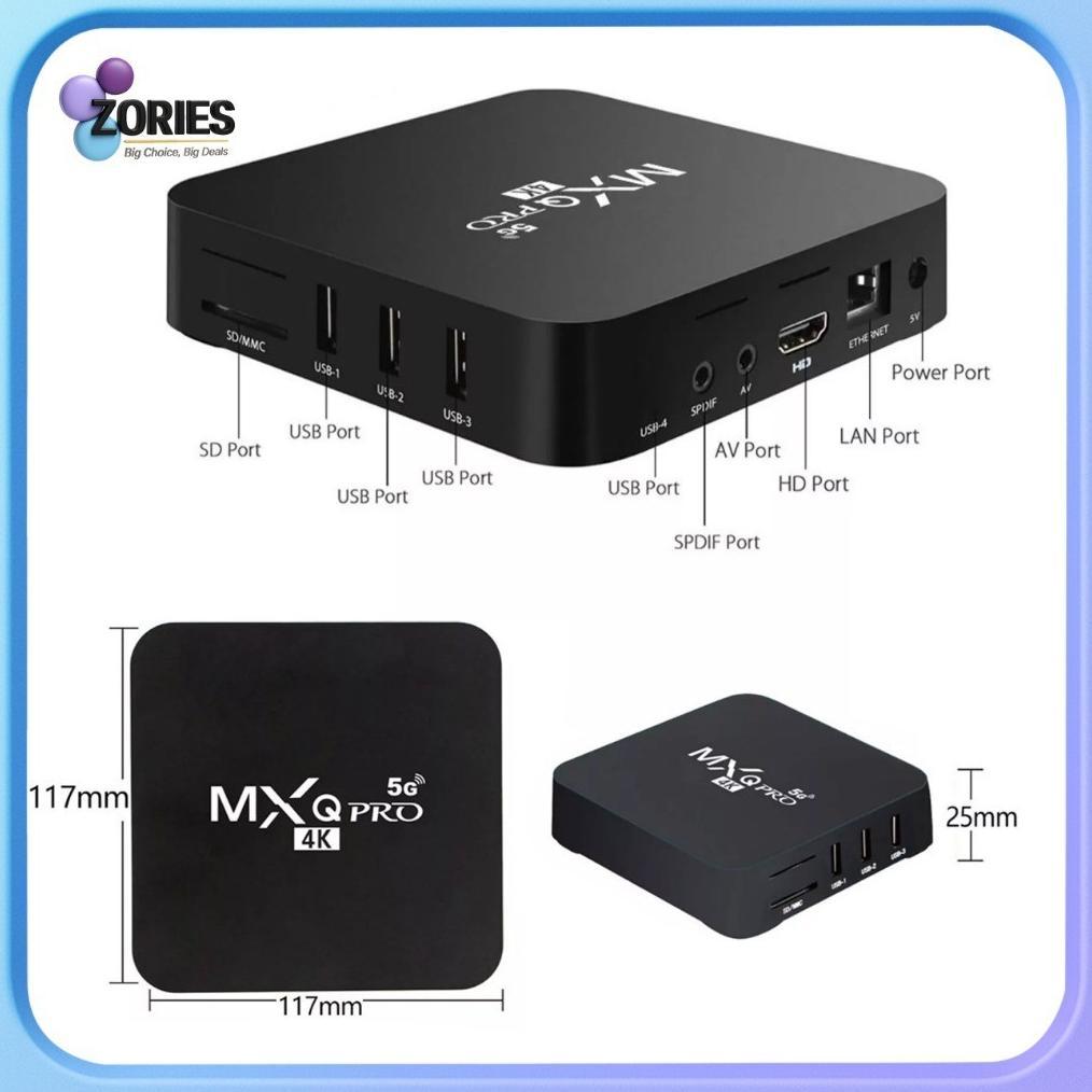 HOT DEALS MI TV  TSIK ANDROID MXQ PRO Android TV Box 4K HD Smart Set Top Box 4G+32G Bluetooth digita