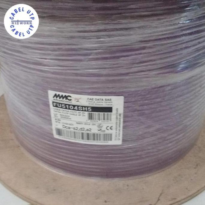 MMC KABEL F/UTP CAT.6A/MMC MULTIMEDIA CONNECT KABEL F/UTP CAT.6A 4PAIR @500METER UNGU ORIGINAL MMC F