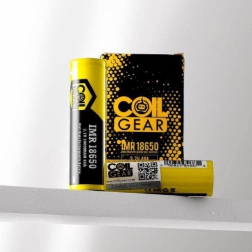 Baterai 18650 Original Coil Gear Kuning 3000Mah