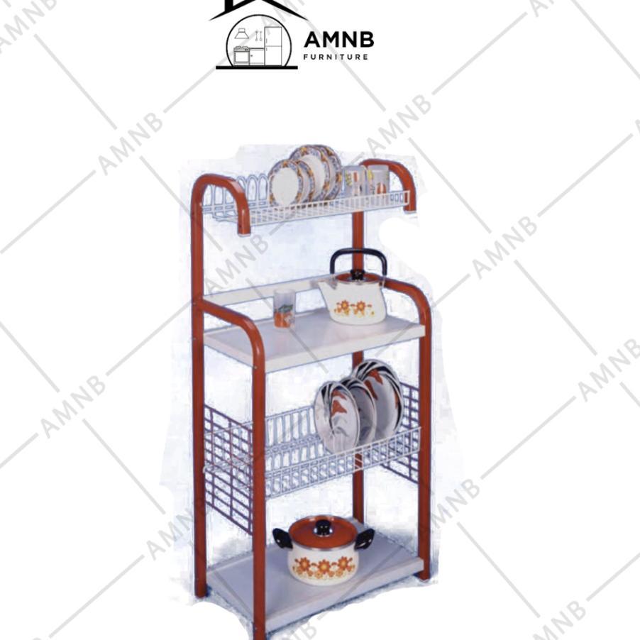 Amnb - Rak Piring Master R04 P | Lemari Piring Minimalis Serbaguna